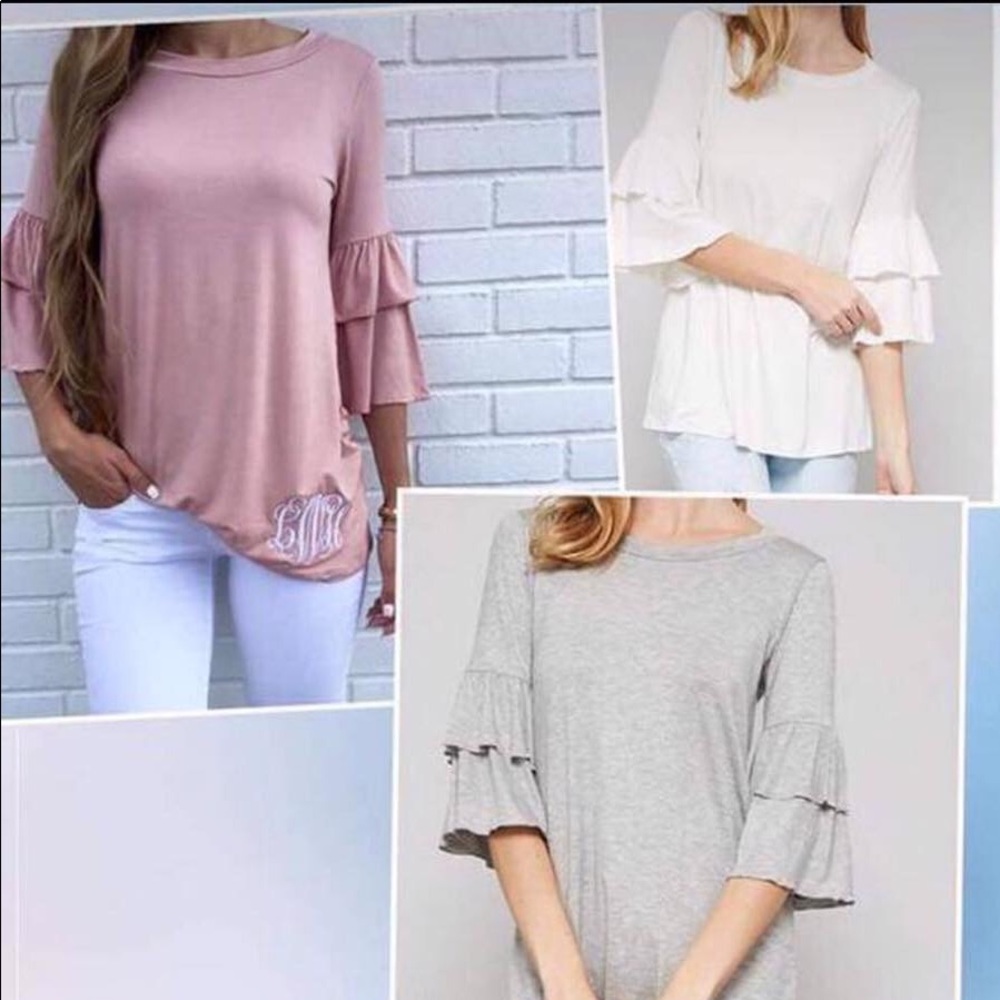 CLEARANCE 💥💥 boutique ruffle sleeve top